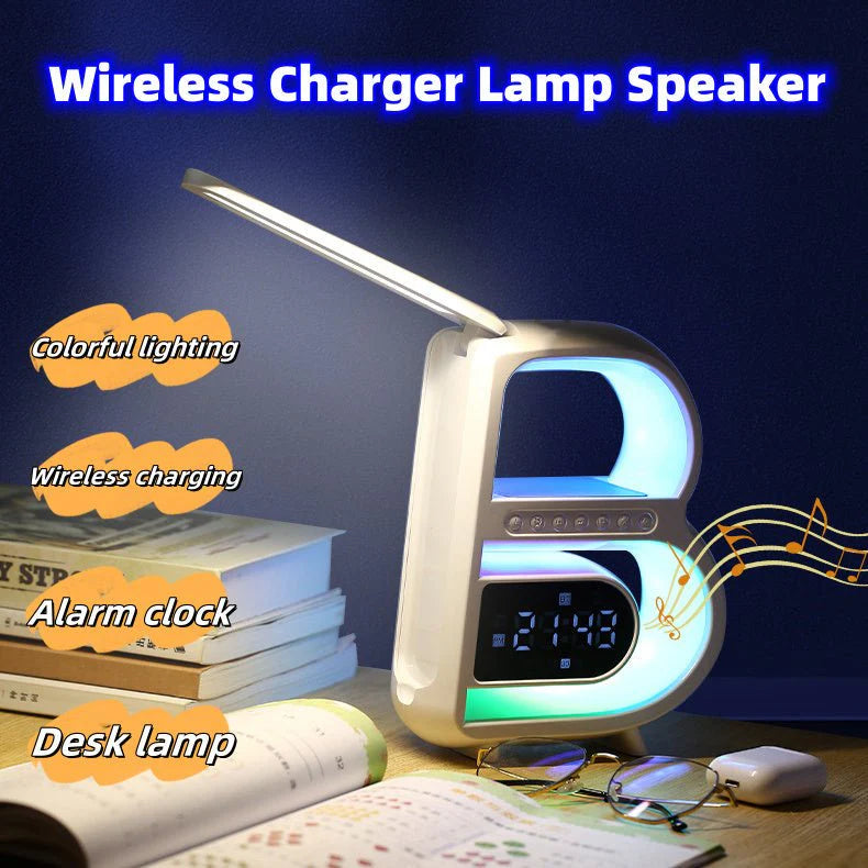 B-Shape RGB Bluetooth Speaker Wireless Charger