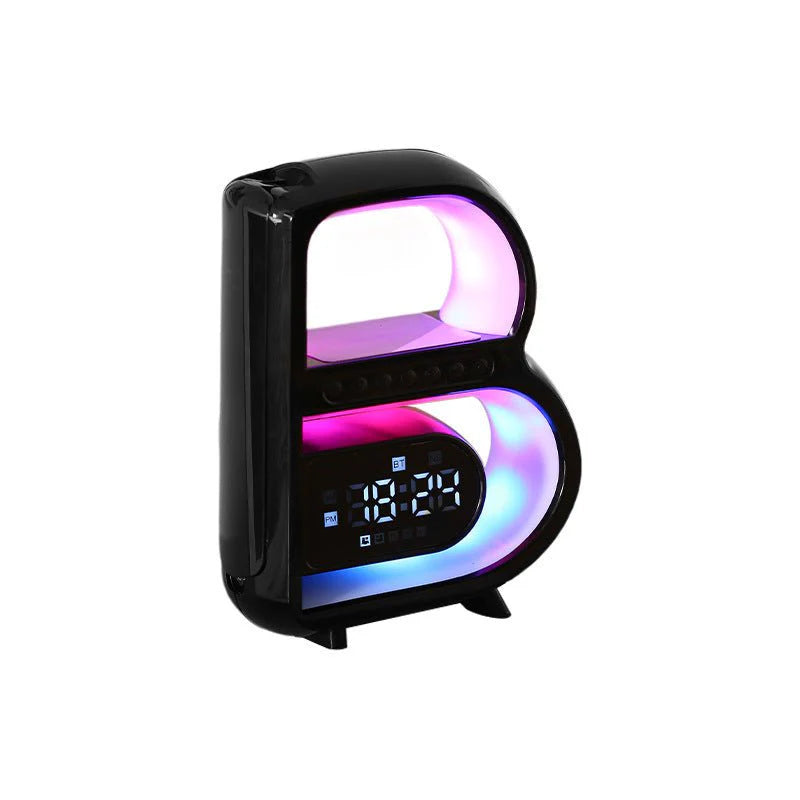 B-Shape RGB Bluetooth Speaker Wireless Charger